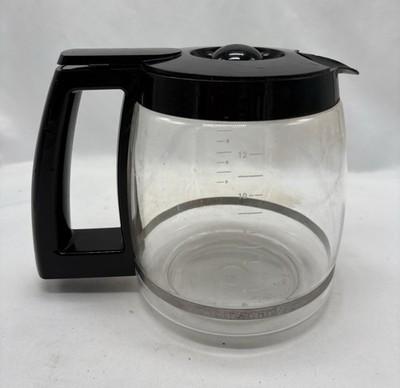 Cuisinart Coffee Center Model SS-15 Replacement 12 Cup Glass Carafe & Lid Black