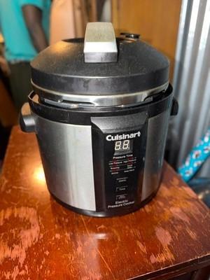 Cuisinart CPC-600 6 Qt Electric Pressure Cooker 1000W Digital Timer Saute Black