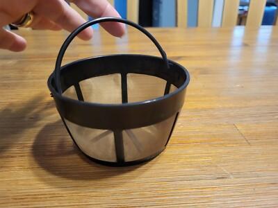 Cuisinart DCC-3000 12 Cup Coffee Maker Gold Tone Filter Basket Replacement Part
