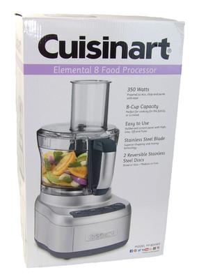 Cuisinart Elemental 8-Cup Food Processor Model FP-8SVWS New!