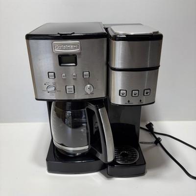 Cuisinart SS-15 Coffee Maker 12-Cup Maker and K-Cup Brewer WORKS W/O Tank Lid