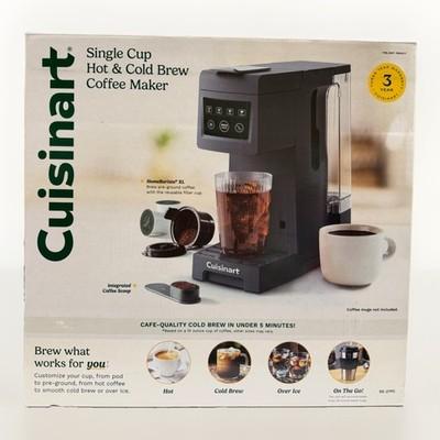 Cuisinart SS-27PC Single Serve Hot & Cold Brew Coffee Maker K-Cup Compatible