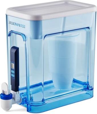 Culligan ZeroWater 22-Cup Ready-Read 5-Stage Water Filter Dispenser with 5-St...