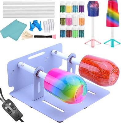 Cup Turner Spinner Machine Epoxy Resin Tumbler Rotating Craft Kit DIY Tool Set