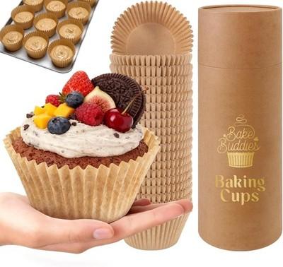 Cupcake Liners & Muffin - JUMBO NON STICK THICK Parchment Paper For Baking