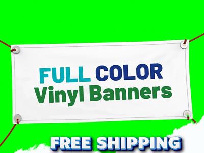 Custom Personalized Vinyl Banner, Premium 13oz Heavy Duty. (96"x96")