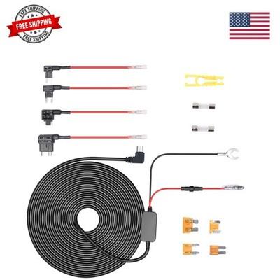 Dash Cam Hardwire Kit Micro USB Hard Wire Kit with 12V-24V to 5V Car Dash Cam...