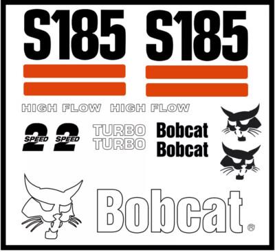 DECAL KIT for Bobcat skidsteer S185 track loader decals Stickers pre 03