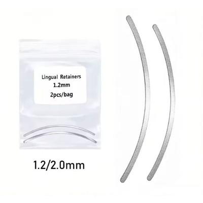 Dental Orthodontics Lingual Retainer Universal 1.2/2.0mm Mesh Base Wire Bondable