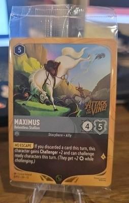 Disney Lorcana Maximus Relentless Stallion Promo Attack Of The Vine 8/PD1