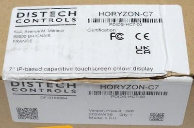 DISTECH CONTROLS HORYZON C7 IP 7" TOUCH SCREEN Panel Operator Color Display 24 V
