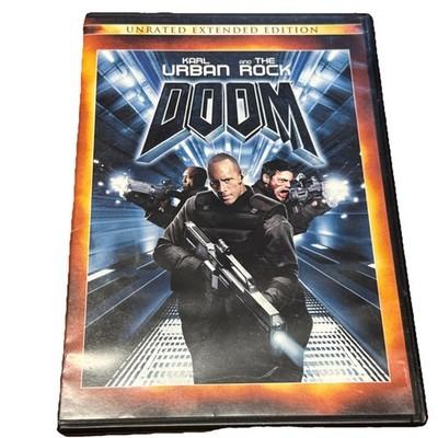 Doom (DVD, 2006, Unrated Extended Edition) Slim Case Very Good Condition