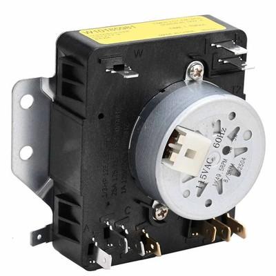 Dryer Timer Control Black for Whirlpool Kenmore Maytag Amana Models WPW10185981