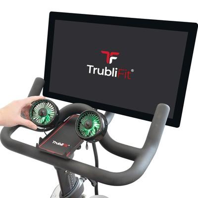 Dual Fans for Peloton Bike with Phone Tray - All Metal Phone Holder - No Batt...