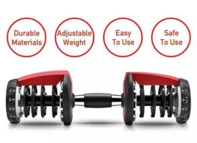 Dumbbell Handle Replacement for Bowflex SelectTech 552 Adjustable Dumbbells
