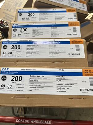 Eaton panelboard BRP40L200R