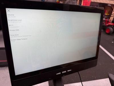 ECHELON EXCERCISE BIKE TABLET 15.6" SCREEN LCD Broken For Parts Or Repair