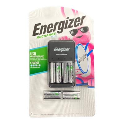 Energizer Recharge Plus USB Charger for NiMH Rechargeable 4-AA & 4-AAA Batteries