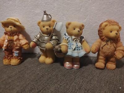 Enesco Cherished Teddies Follow The Yellow Brick Road Oz 1998 In Box