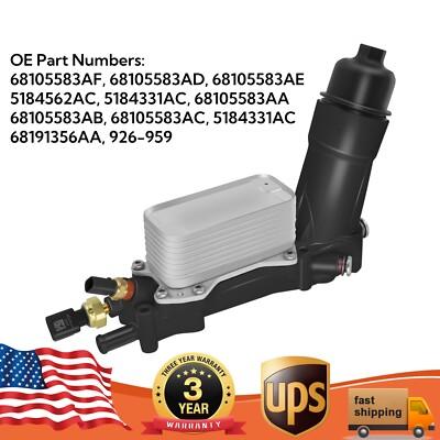 Engine Oil Cooler Filter Housing Assembly For Dodge Chrysler Jeep 2011-2016 3.6L