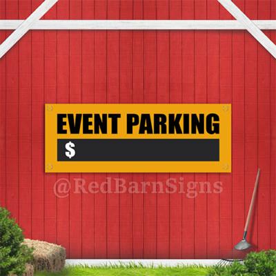 Event Parking Indoor Outdoor Vinyl Banner Design