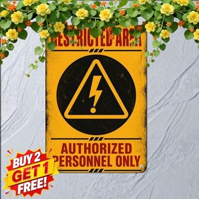 Fallout Shelter Radiation Warning Symbol Retro Metal Tin Sign