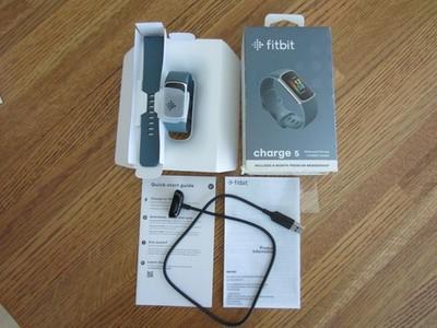 Fitbit Charge 5 in original box & charger Steel Blue Band