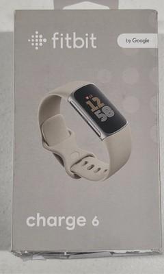 Fitbit Charge 6 Wristband - White (GA05185NA) includes charger and 2 wristbands