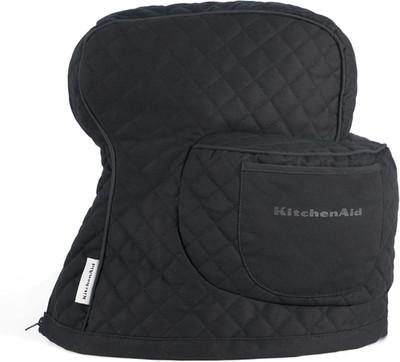 Fitted Tilt-Head Solid Stand Mixer Cover with Storage Pocket, Quilted 100% Cotto