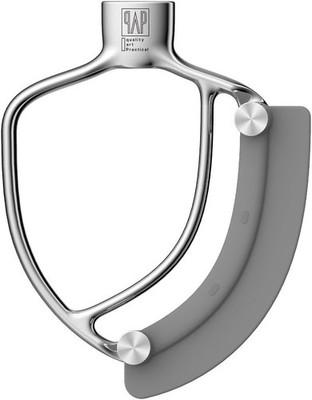 Flex Edge Beater FEB6G for KitchenAid Bowl-Lift Stand Mixers With 6QT Glass B...