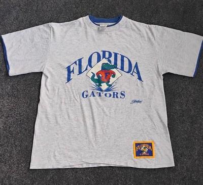 Florida Gators Vintage Cotton Crew Shirt NCAA Size Large USA MADE