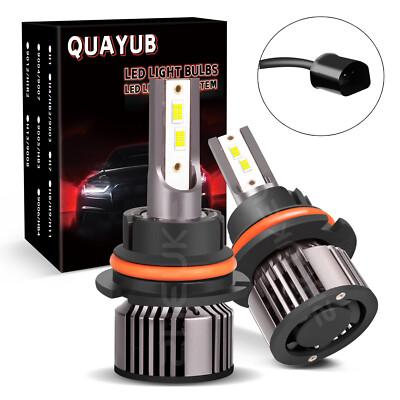 For Chevrolet Caprice 1991-1996 6000K 2X Front LED Headlight Bulbs High-Low Beam