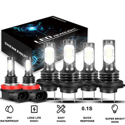 For Hyundai Sonata 2011 2012 2013 2014 LED Headlight Bulbs+Fog Light Combo Kit A