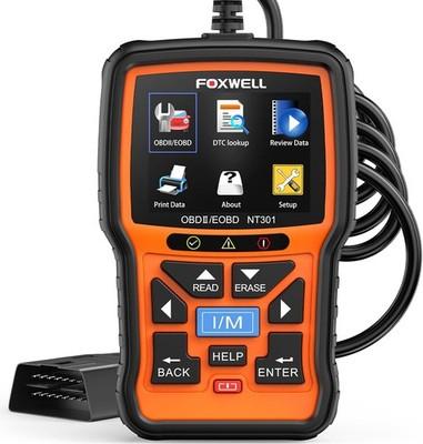 FOXWELL NT301 OBD2 Scanner Live Data Professional Mechanic OBDII Diagnostic Code