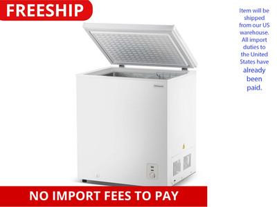 Frigidaire 5.0 Cu. ft. Garage Ready Chest Freezer, Compact Deep Freezer