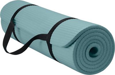 Gaiam Thick Yoga Mat with Easy-Cinch Carrying Strap