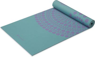 Gaiam Yoga Mat - Premium 6mm Print Reversible Extra Thick Non Slip Exercise & Fi