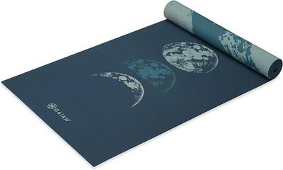 Gaiam Yoga Mat - Premium 6Mm Print Reversible Extra Thick Non Slip Exercise & Fi
