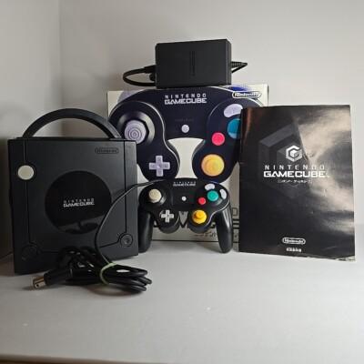GameCube Black Console Complete in Box DOL-001 Authentic from Japan Tested