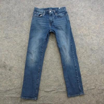 GAP Men's Straight Jeans Blue Wash W28 L30 Gapflex Stretch Denim