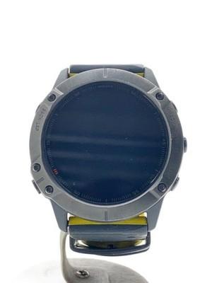 GARMIN Fenix 6X Digital Smartwatch Black Rubber Watch Excellent JAPAN