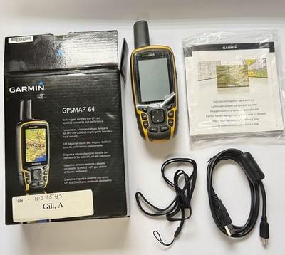 Garmin GPSMAP 64 Handheld GPS Navigator Open Box Complete Tested Working