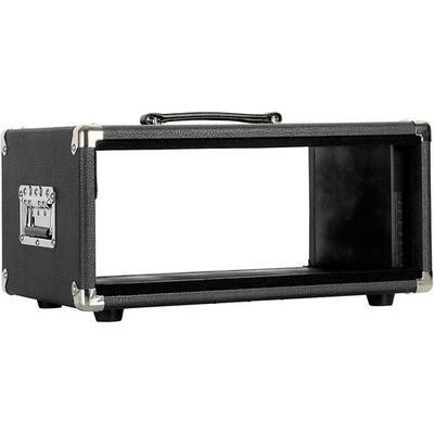 Gator GRRETRORACK4 Vintage 3U Amp Vibe Rack Case Black Refurbished