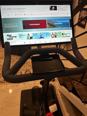 Gently used PL-02 Peloton Bike+ with Add-ons. Used less than 5 times.