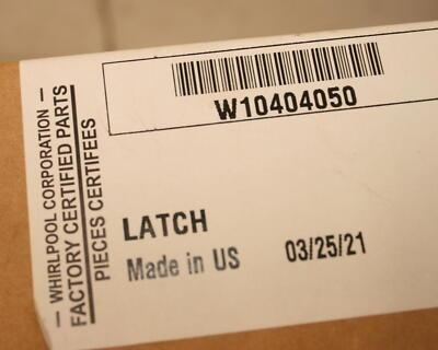 GENUINE OEM Whirlpool Kenmore Washing Machine Lid Lock Latch Switch W10404050