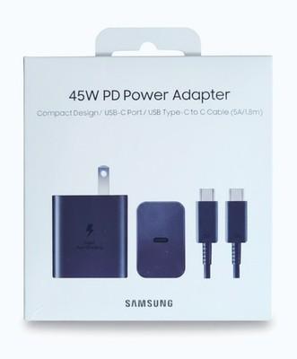 Genuine Samsung 45W Super Fast Wall Charger USB-C Power Adapter Cable EP-T4510