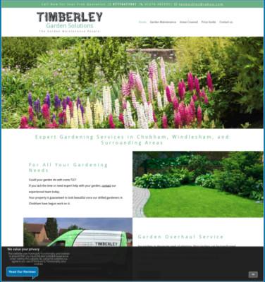 Get a Full Garden Services Website Design | WordPress Website Just £10/Month