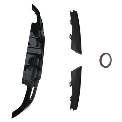 Gloss Black Rear Bumper Spoiler Diffuser Light For BMW 3 Series G20 330i M340i
