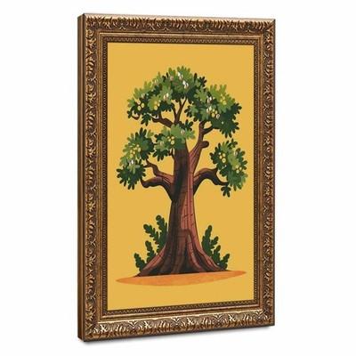 Golden Fruit Tree Wall Art Canvas Oil Paintings Reproduction