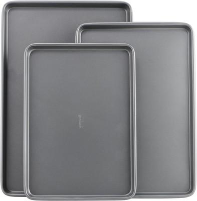 Goodcook Everyday Nonstick Baking Sheet Set,3 Pack Includes small,medium & large